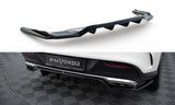 Maxton Design Central Rear Splitter (With Vertical Bars) Mercedes-Benz GLE Coupe AMG-Line C292 by Maxton Design ME-GLE-C292-AMGLINE-RD1G+RD2G
