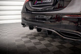 Maxton Design Central Rear Splitter (With Vertical Bars) Mercedes-Benz S AMG-Line W223 by Maxton Design ME-S-223-AMGLINE-RD1G+RD2G