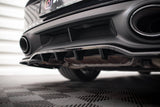Maxton Design Central Rear Splitter (With Vertical Bars) Porsche 911 Turbo S 992 by Maxton Design PO-911-992-TURBO-S-RD1G+RD2G