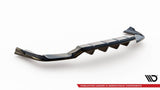Maxton Design Central Rear Splitter (With Vertical Bars) Porsche Cayenne Coupe Mk3 by Maxton Design PO-CAY-3-C-RD1G+RD2G