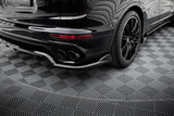 Maxton Design Central Rear Splitter (With Vertical Bars) Porsche Cayenne Mk2 Facelift by Maxton Design PO-CAY-2F-RD1G+RD2G