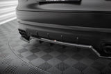 Maxton Design Central Rear Splitter (With Vertical Bars) Porsche Cayenne Sport Design Mk3 by Maxton Design PO-CAY-3-SPORT-RD1G+RD2G