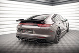 Maxton Design Central Rear Splitter (With Vertical Bars) Porsche Panamera 971 Turbo S E-Hybrid / E-Hybrid by Maxton Design PO-PA-971-H-RD1G+RD2G