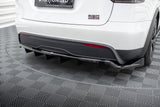 CENTRAL REAR SPLITTER (WITH VERTICAL BARS) TESLA MODEL X MK1 FACELIFT by TESLA TE-MODELX-1F-RD1G+RD2G