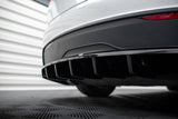 CENTRAL REAR SPLITTER (WITH VERTICAL BARS) TESLA MODEL X MK1 FACELIFT by TESLA TE-MODELX-1F-RD1G+RD2G