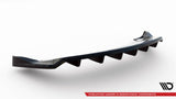 CENTRAL REAR SPLITTER (WITH VERTICAL BARS) TESLA MODEL X MK1 FACELIFT by TESLA TE-MODELX-1F-RD1G+RD2G