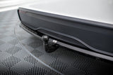 CENTRAL REAR SPLITTER (WITH VERTICAL BARS) TESLA MODEL X MK1 FACELIFT by TESLA TE-MODELX-1F-RD1G+RD2G