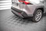 CENTRAL REAR SPLITTER (WITH VERTICAL BARS) TOYOTA RAV4 MK5 by TOYOTA TO-RAV4-5-RD1G+RD2G