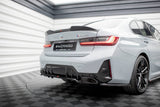 Maxton Design Central Rear Splitter (With Vertical Bars) V.1 BMW M340I G20 / G21 Facelift by Maxton Design BM-3-20F-M-RD1G+RD2G