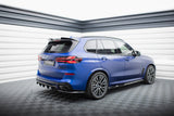 Maxton Design Central Rear Splitter (With Vertical Bars) V.1 - BMW X5 M-PACK G05 (Facelift) by Maxton Design BM-X5-05F-MPACK-RD1G+RD3G
