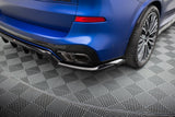 Maxton Design Central Rear Splitter (With Vertical Bars) V.1 - BMW X5 M-PACK G05 (Facelift) by Maxton Design BM-X5-05F-MPACK-RD1G+RD3G
