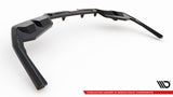 Maxton Design Central Rear Splitter (With Vertical Bars) V.1 BMW I4 M-Pack G26 by Maxton Design BM-I4-G26-MPACK-RD1G+RD3G