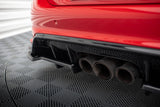 CENTRAL REAR SPLITTER (WITH VERTICAL BARS) V.1 + FLAPS HONDA CIVIC TYPE-R MK 11 by HONDA HO-CI-11-TYPE-R-RSD1G+RD1G+RSF1B