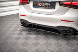 Maxton Design Central Rear Splitter (With Vertical Bars) V.1 Mercedes A 35 AMG Sedan V177 by Maxton Design ME-A-177-35-S-RD1G+RD2G