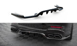 Maxton Design Central Rear Splitter (With Vertical Bars) V.1 Mercedes-AMG GLC 63 SUV X253 by Maxton Design ME-GLC-X253-63-RD1G+RD2G