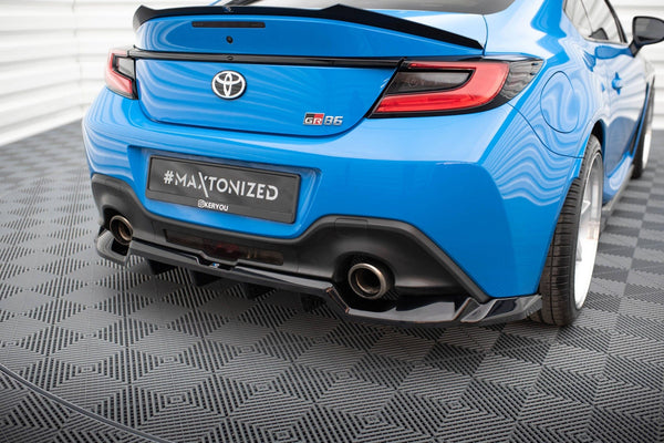Maxton Design Central Rear Splitter - (With Vertical Bars) V.1 - Toyota ...