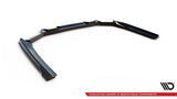 Maxton Design Central Rear Splitter (With Vertical Bars) V.2 BMW 5 M-Pack G60 by Maxton Design BM-5-G60-MPACK-RD2G+RD3G