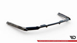Maxton Design Central Rear Splitter (With Vertical Bars) V.2 BMW 5 M-Pack G60 by Maxton Design BM-5-G60-MPACK-RD2G+RD3G