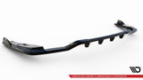 Maxton Design Central Rear Splitter (With Vertical Bars) V.2 BMW X4 M-Pack G02 by Maxton Design BM-X4-02-MPACK-RD2G+RD3G