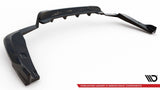 Maxton Design Central Rear Splitter (With Vertical Bars) V.2 BMW X4 M-Pack G02 by Maxton Design BM-X4-02-MPACK-RD2G+RD3G