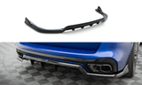 Maxton Design Central Rear Splitter (With Vertical Bars) V.2 - BMW X5 M-Pack G05 (Facelift) by Maxton Design BM-X5-05F-MPACK-RD2G+RD3G