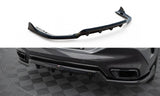 Maxton Design Central Rear Splitter (With Vertical Bars) V.2 BMW X6 M-Pack G06 Facelift by Maxton Design BM-X6-G06F-MPACK-RD2G+RD3G