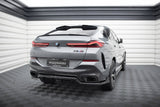 Maxton Design Central Rear Splitter (With Vertical Bars) V.2 BMW X6 M-Pack G06 Facelift by Maxton Design BM-X6-G06F-MPACK-RD2G+RD3G