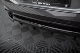 Maxton Design Central Rear Splitter (With Vertical Bars) V.2 BMW X6 M-Pack G06 Facelift by Maxton Design BM-X6-G06F-MPACK-RD2G+RD3G