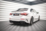 Maxton Design Central Rear Splitter (With Vertical Bars) V.2 Mercedes A 35 AMG Sedan V177 by Maxton Design ME-A-177-35-S-RD3G+RD4G