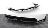 CENTRAL REAR SPLITTER (WITH VERTICAL BARS) V.2 TESLA MODEL S PLAID MK1 FACELIFT by TESLA TE-MODELS-1F2-PL-RD2G+RD3G