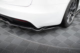 CENTRAL REAR SPLITTER (WITH VERTICAL BARS) V.2 TESLA MODEL S PLAID MK1 FACELIFT by TESLA TE-MODELS-1F2-PL-RD2G+RD3G