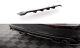 Maxton Design Central Rear Splitter (With Vertical Bars) V.2 Volvo V90 Mk2 by Maxton Design VO-V90-2-RD2G+RD1G