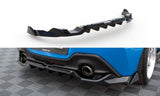 CENTRAL REAR SPLITTER (WITH VERTICAL BARS) V.3 TOYOTA GR86 MK1 by TOYOTA TO-GR86-1-RD3G+RD6G