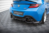 CENTRAL REAR SPLITTER (WITH VERTICAL BARS) V.3 TOYOTA GR86 MK1 by TOYOTA TO-GR86-1-RD3G+RD6G