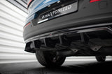 Maxton Design Central Rear Splitter (With Vertical Bars) Volvo C40 Mk1 by Maxton Design VO-C40-1-RD1G+RD2G