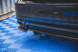 Maxton Design Central Rear Splitter (With Vertical Bars) Volvo S60 R-Design Mk3 by Maxton Design VO-S60-3-RDESIGN-RD1G+RD2G