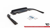 Maxton Design Central Rear Splitter (With Vertical Bars) Volvo V90 Mk2 by Maxton Design VO-V90-2-RD1G+RSD1G