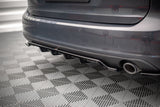 Maxton Design Central Rear Splitter (With Vertical Bars) Volvo V90 Mk2 by Maxton Design VO-V90-2-RD1G+RSD1G