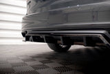 Maxton Design Central Rear Splitter (With Vertical Bars) Volvo V90 / S90 R-Design Mk2 by Maxton Design VO-V90-2-RDESIGN-RD1G+RD2G