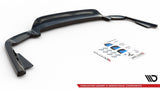 Maxton Design Central Rear Splitter (With Vertical Bars) Volvo Xc60 Mk2 R-Design by Maxton Design VO-XC60-2-RDESIGN-RD1G+RD2G