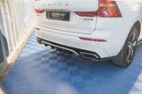 Maxton Design Central Rear Splitter (With Vertical Bars) Volvo Xc60 Mk2 R-Design by Maxton Design VO-XC60-2-RDESIGN-RD1G+RD2G