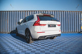 Maxton Design Central Rear Splitter (With Vertical Bars) Volvo Xc60 Mk2 R-Design by Maxton Design VO-XC60-2-RDESIGN-RD1G+RD2G