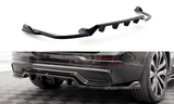 Maxton Design Central Rear Splitter (With Vertical Bars) Volvo Xc60 R-Design Mk2 Facelift by Maxton Design VO-XC60-2F-RDESIGN-RD1G+RD2G