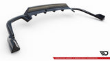 Maxton Design Central Rear Splitter (With Vertical Bars) Volvo Xc60 R-Design Mk2 Facelift by Maxton Design VO-XC60-2F-RDESIGN-RD1G+RD2G