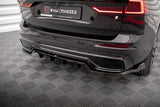 Maxton Design Central Rear Splitter (With Vertical Bars) Volvo Xc60 R-Design Mk2 Facelift by Maxton Design VO-XC60-2F-RDESIGN-RD1G+RD2G