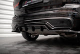 Maxton Design Central Rear Splitter (With Vertical Bars) Volvo Xc60 R-Design Mk2 Facelift by Maxton Design VO-XC60-2F-RDESIGN-RD1G+RD2G