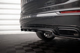 Maxton Design Central Rear Splitter (With Vertical Bars) Volvo Xc90 R-Design Mk2 Facelift by Maxton Design VO-XC90-2F-RDESIGN-RD1G+RD2G