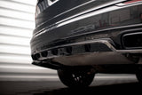 Maxton Design Central Rear Splitter (With Vertical Bars) Volvo Xc90 R-Design Mk2 Facelift by Maxton Design VO-XC90-2F-RDESIGN-RD1G+RD2G