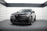 Maxton Design Front Splitter Alfa Romeo Stelvio Quadrifoglio Mk1 by Maxton Design AL-ST-1-QV-FD1G+FD1RG