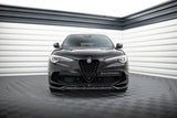 Maxton Design Front Splitter Alfa Romeo Stelvio Quadrifoglio Mk1 by Maxton Design AL-ST-1-QV-FD1G+FD1RG